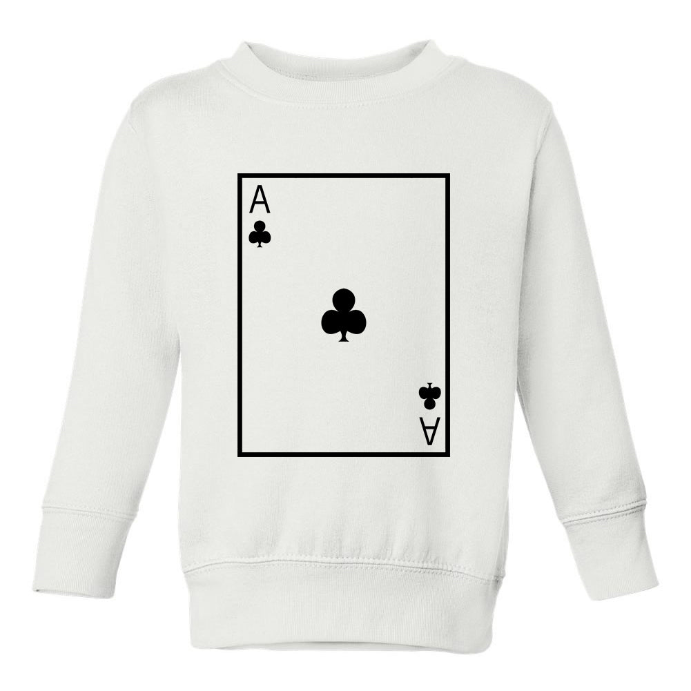 Ace Of Clubs Toddler Boys Crewneck Sweatshirt White