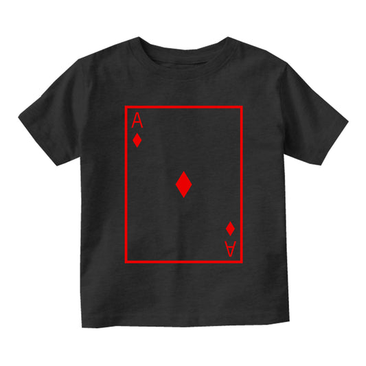 Ace Of Diamonds Infant Baby Boys Short Sleeve T-Shirt Black