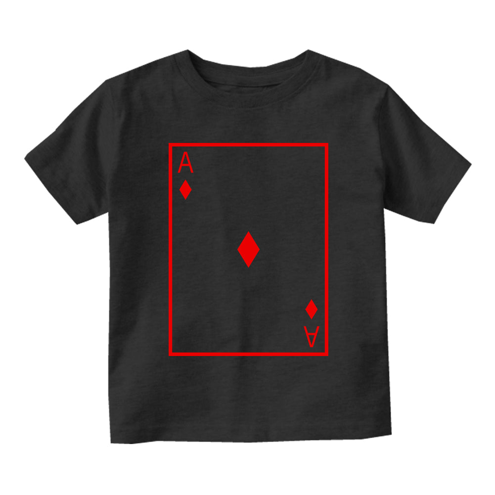 Ace Of Diamonds Toddler Boys Short Sleeve T-Shirt Black