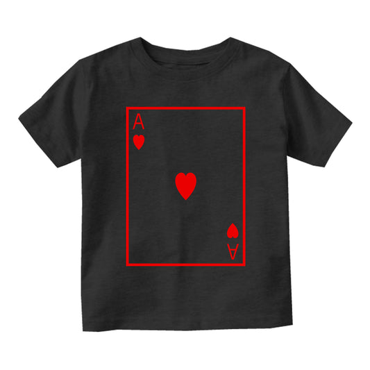 Ace Of Hearts Infant Baby Boys Short Sleeve T-Shirt Black