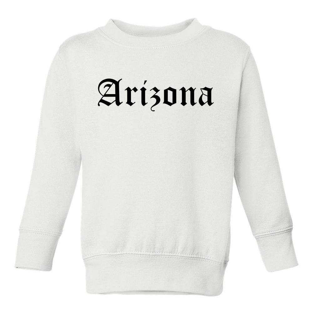 Arizona State Old English Toddler Boys Crewneck Sweatshirt White