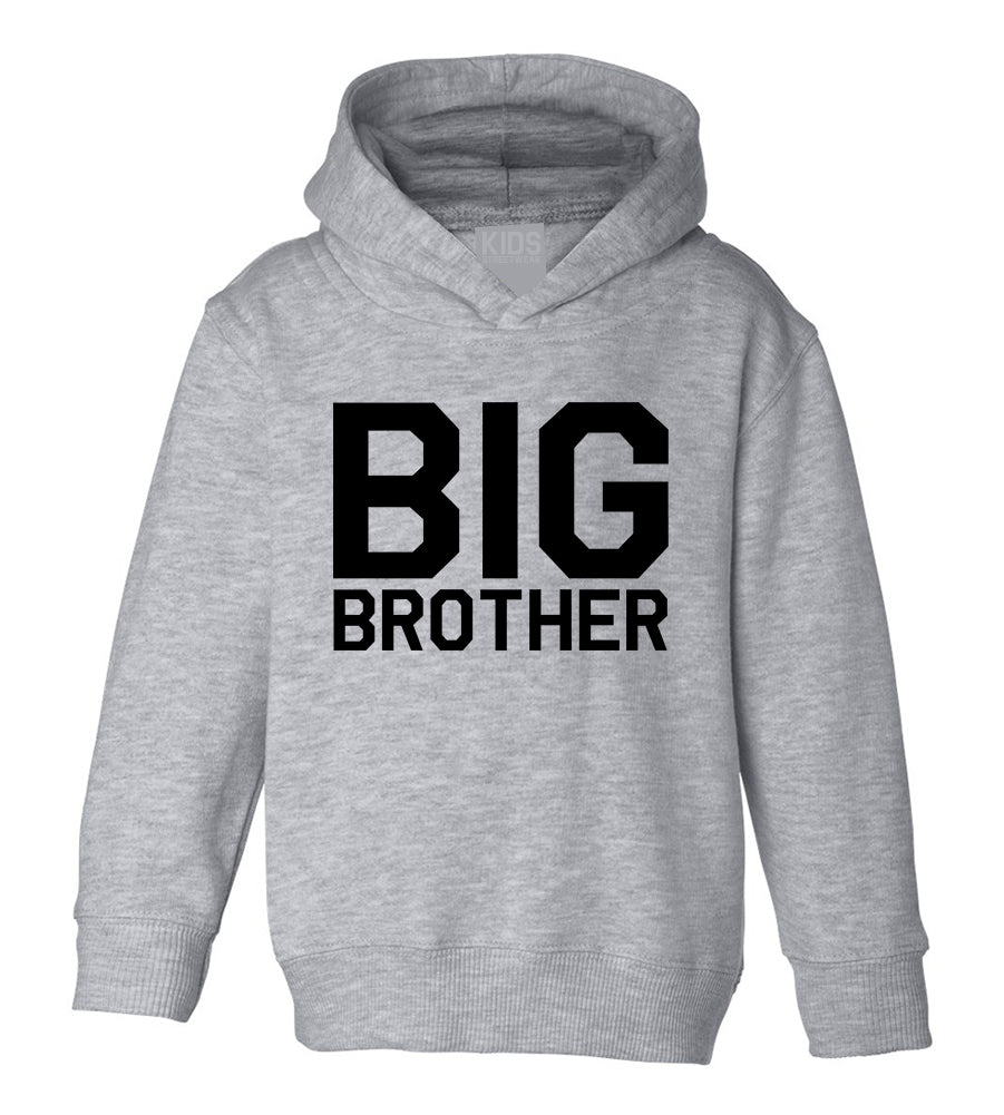 Big Brother Toddler Boys Pullover Hoodie Grey