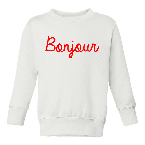 Bonjour Logo Sweatshirt