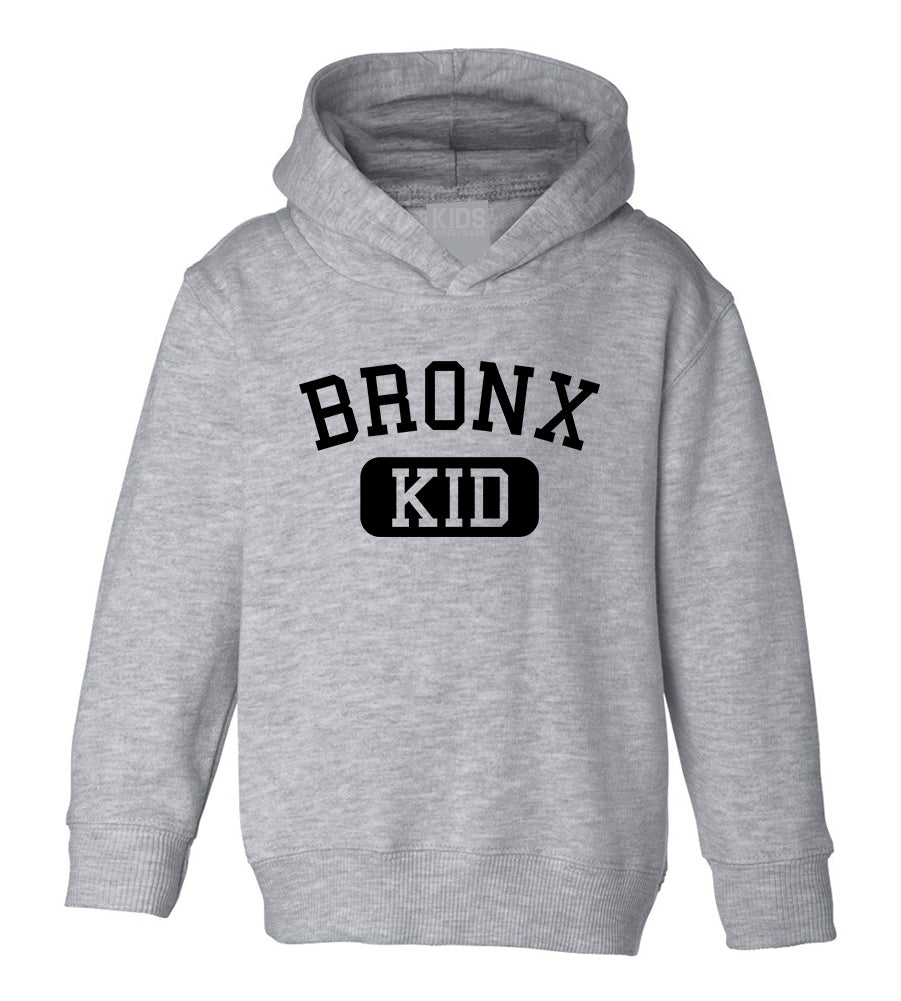 Bronx Kid New York Toddler Boys Pullover Hoodie Grey