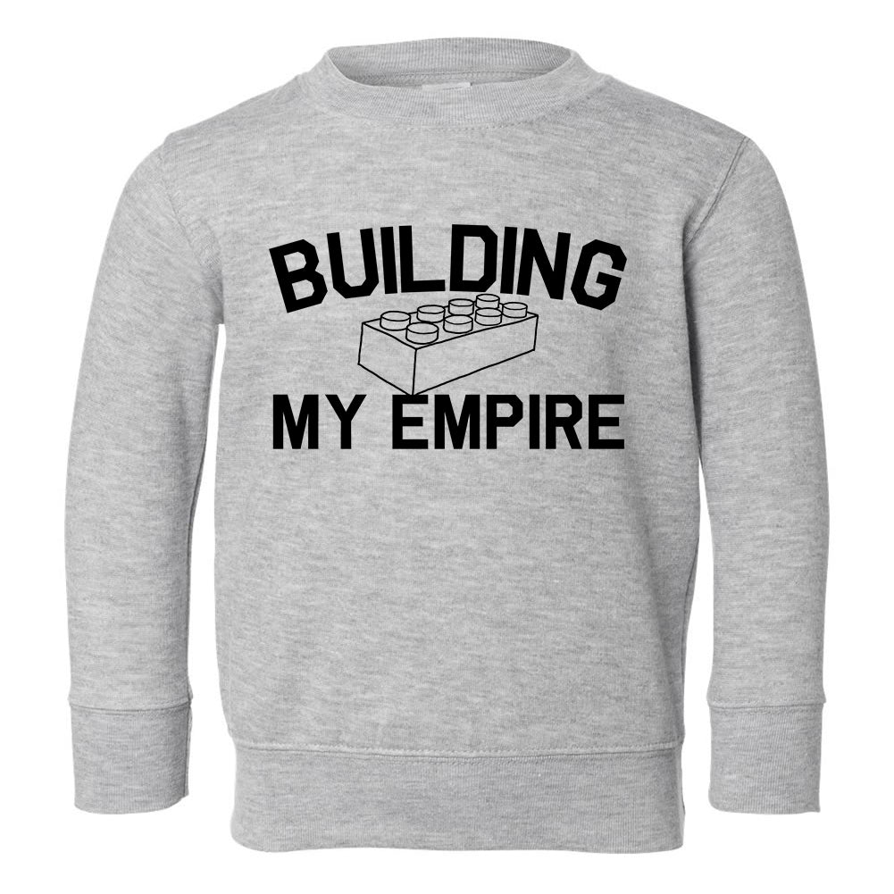 Building My Empire Toddler Boys Crewneck Sweatshirt Grey