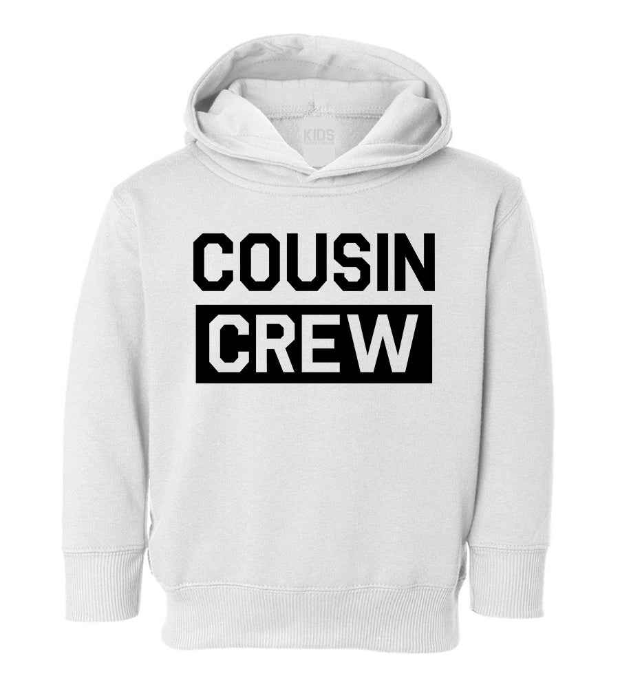 Cousin Crew Box Toddler Boys Pullover Hoodie White