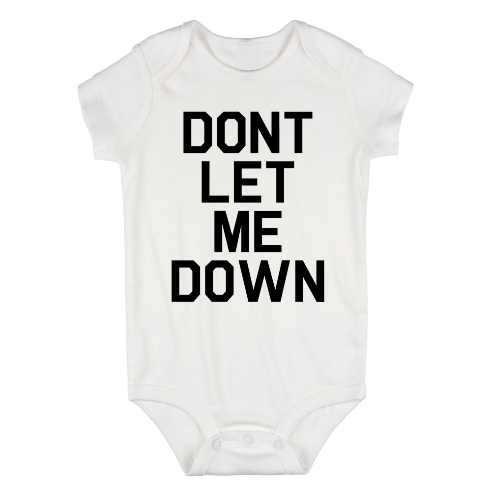 Dont Let Me Down Music Infant Baby Boys Bodysuit White