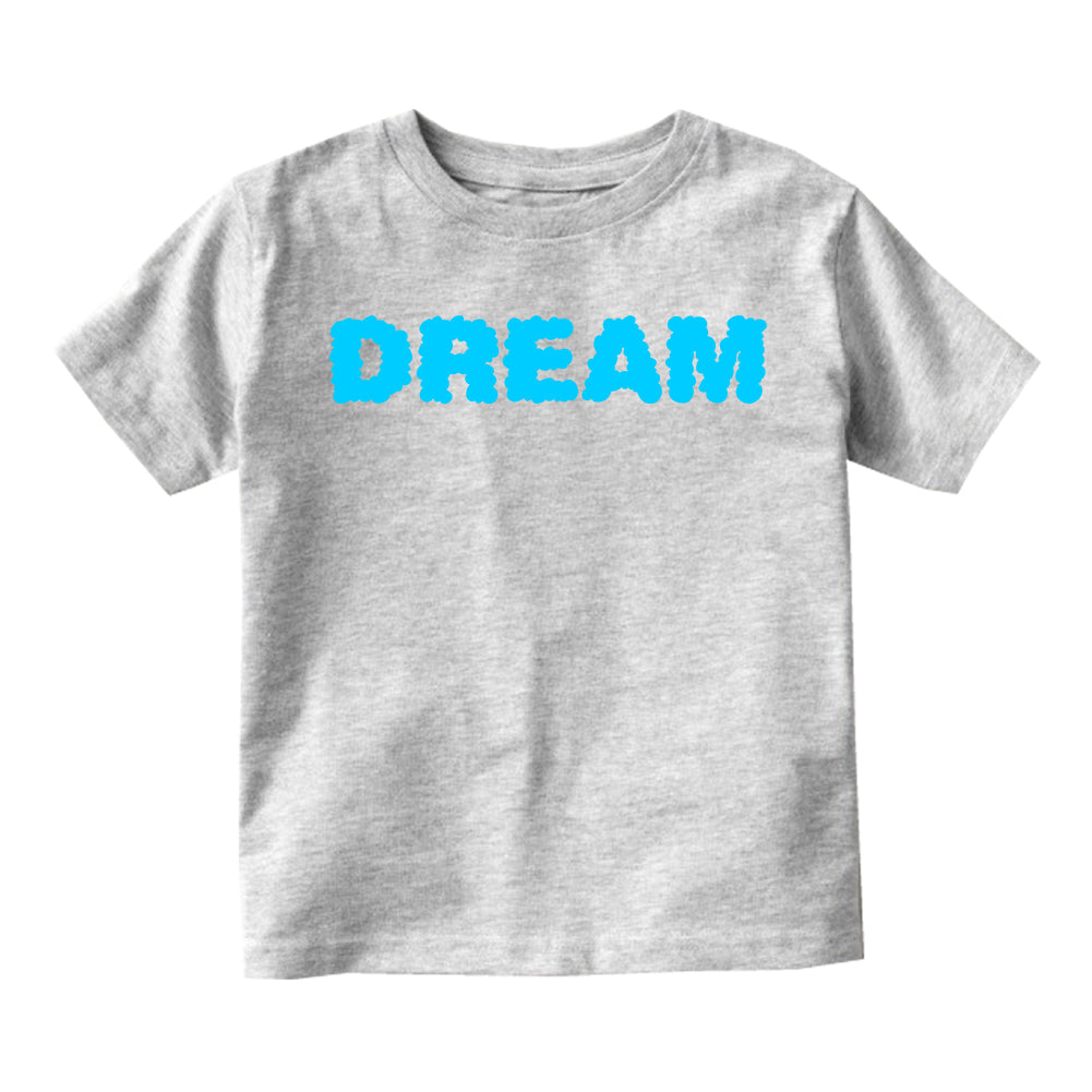 Dream Clouds Toddler Boys Short Sleeve T-Shirt Grey