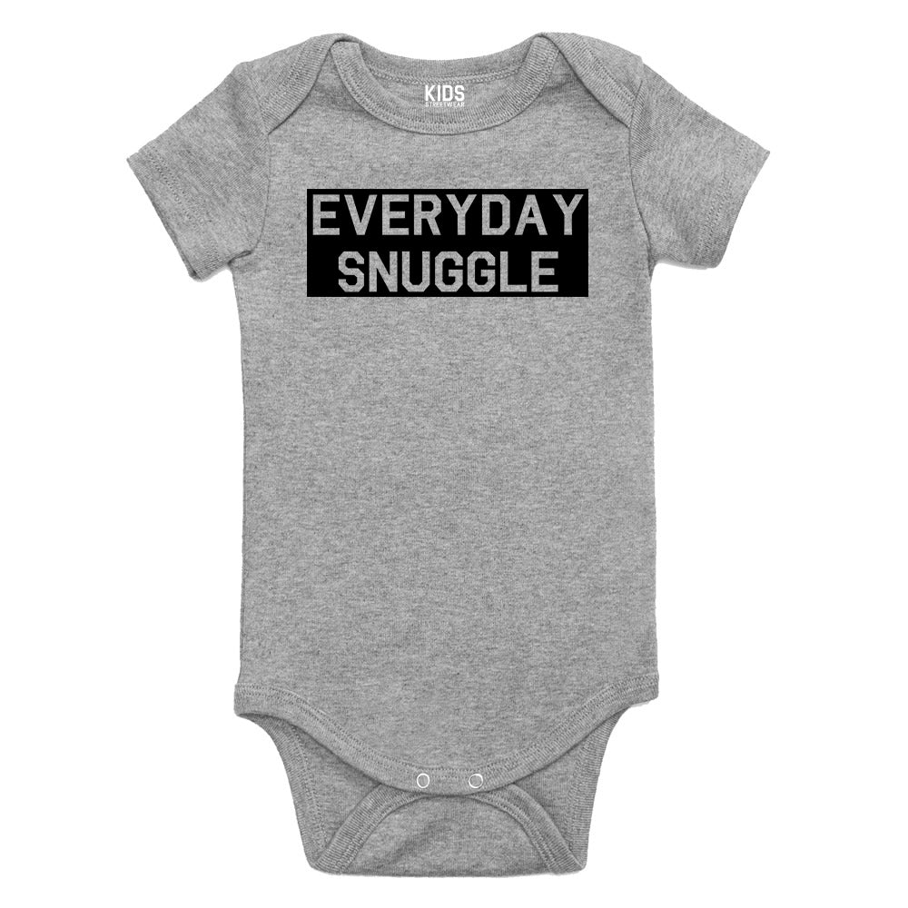 Everyday Snuggle Cuddles Baby Bodysuit One Piece Grey