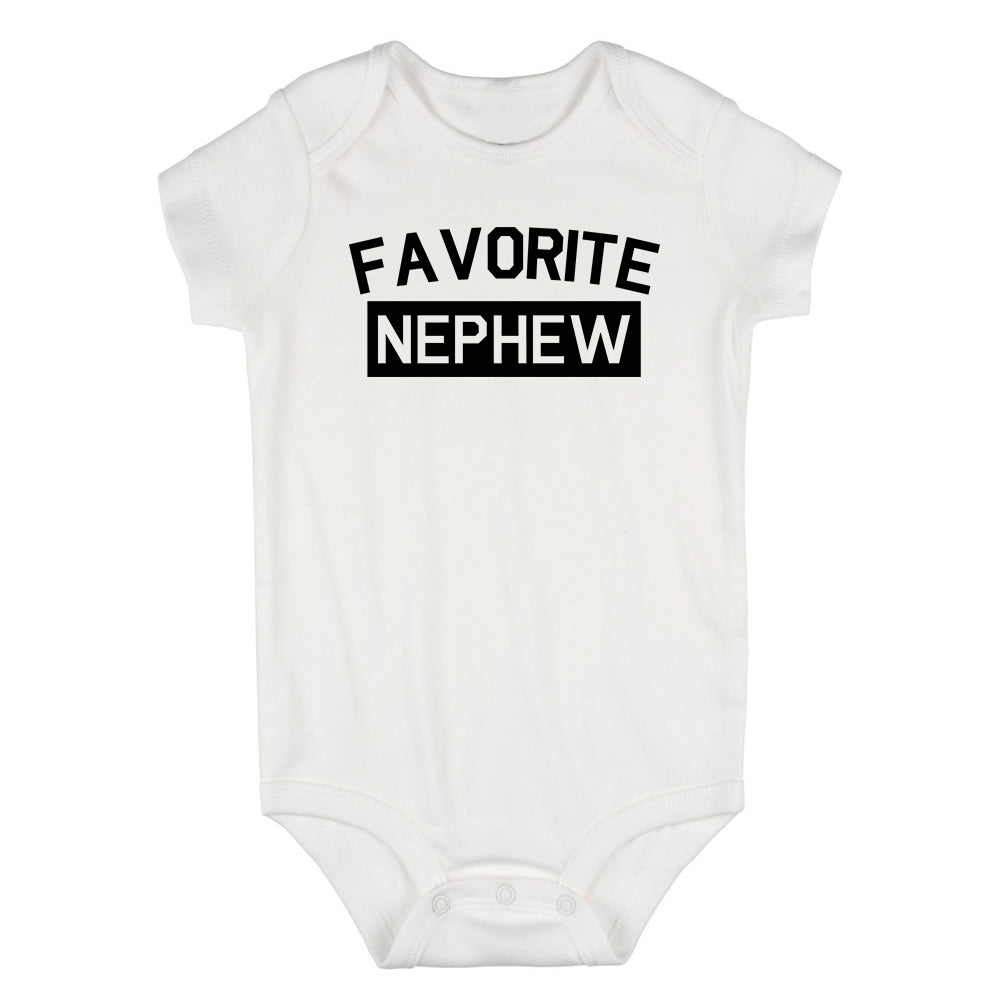 Favorite Nephew Aunt And Uncle Infant Baby Boys Bodysuit White