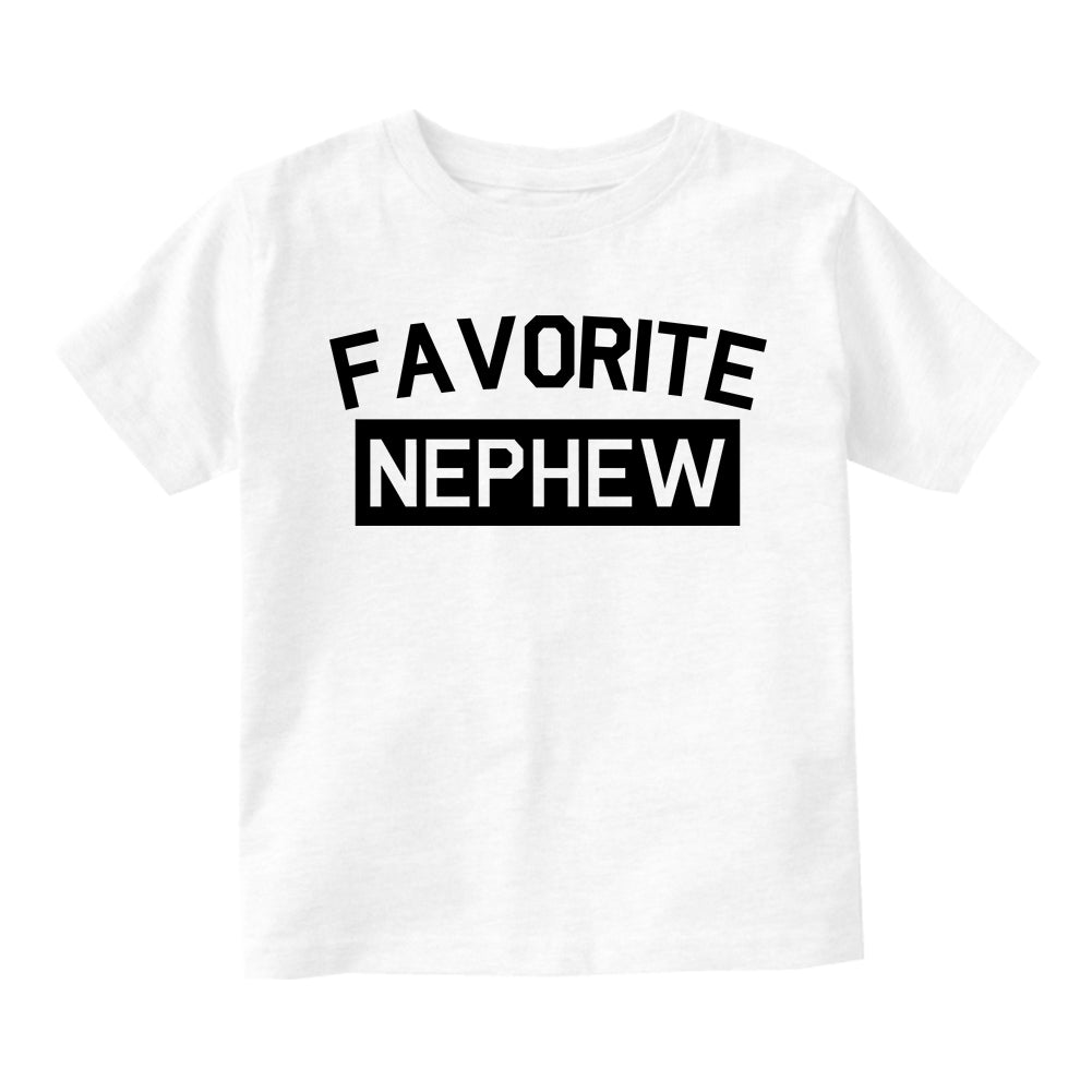 Favorite Nephew Aunt And Uncle Infant Baby Boys Short Sleeve T-Shirt White