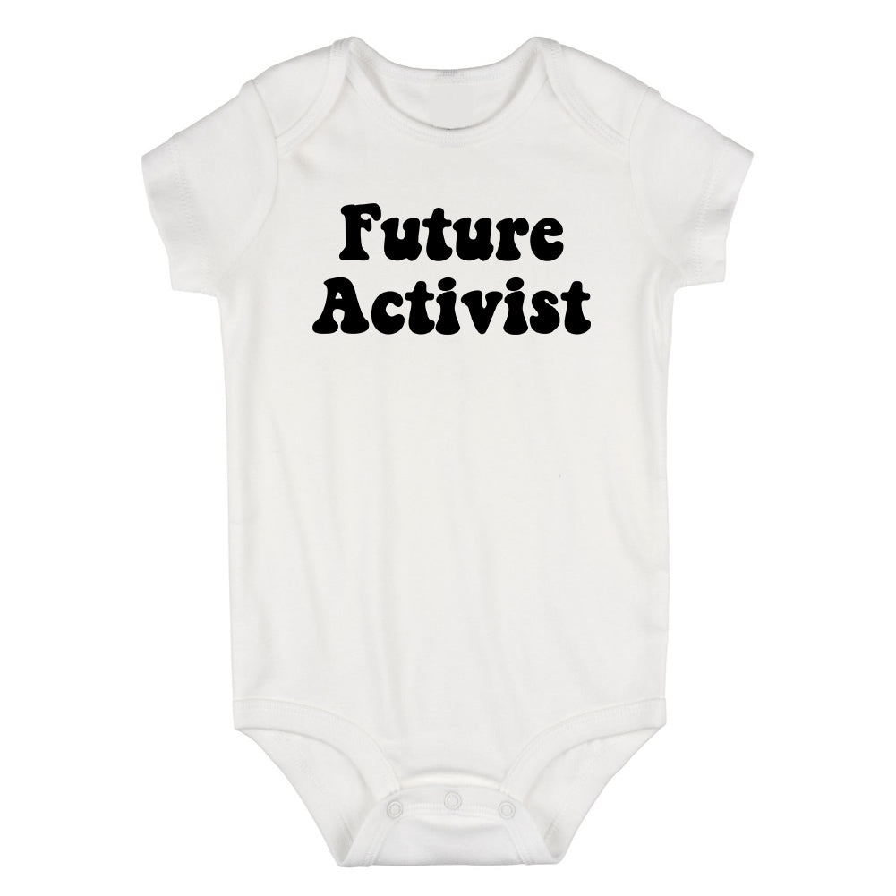 Future Activist Civil Rights Infant Baby Boys Bodysuit White