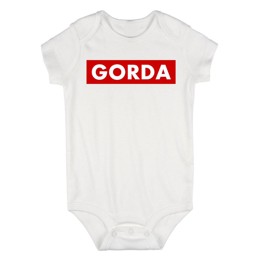 Gorda Chunky Baby Baby Bodysuit One Piece White