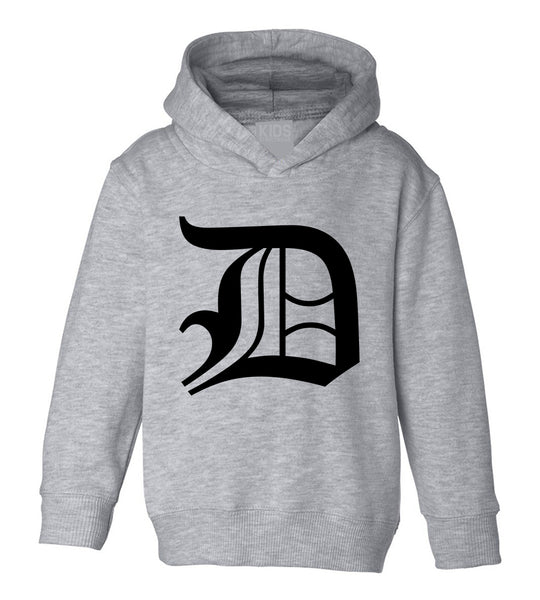 Letter D Old English Detroit Toddler Boys Crewneck Sweatshirt –  kidsstreetwear
