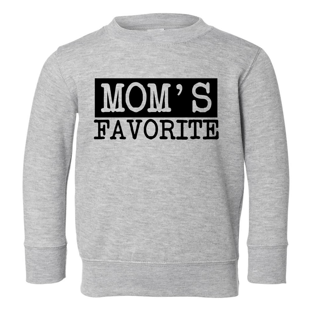 Moms Favorite Toddler Boys Crewneck Sweatshirt Grey