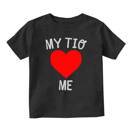 My Tio Loves Me Baby Infant Short Sleeve T-Shirt Black