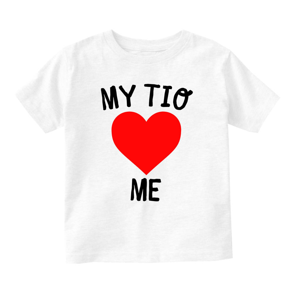 My Tio Loves Me Baby Infant Short Sleeve T-Shirt White