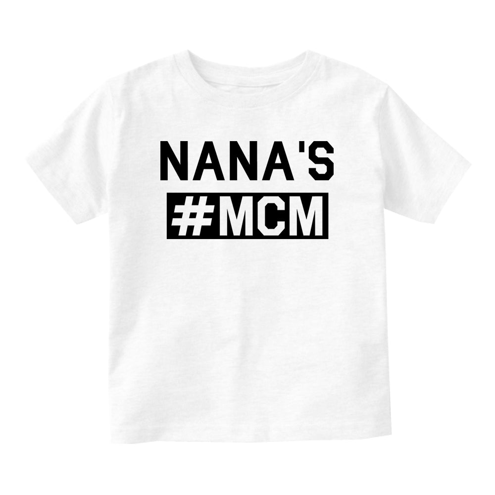 Nanas MCM Baby Infant Short Sleeve T-Shirt White