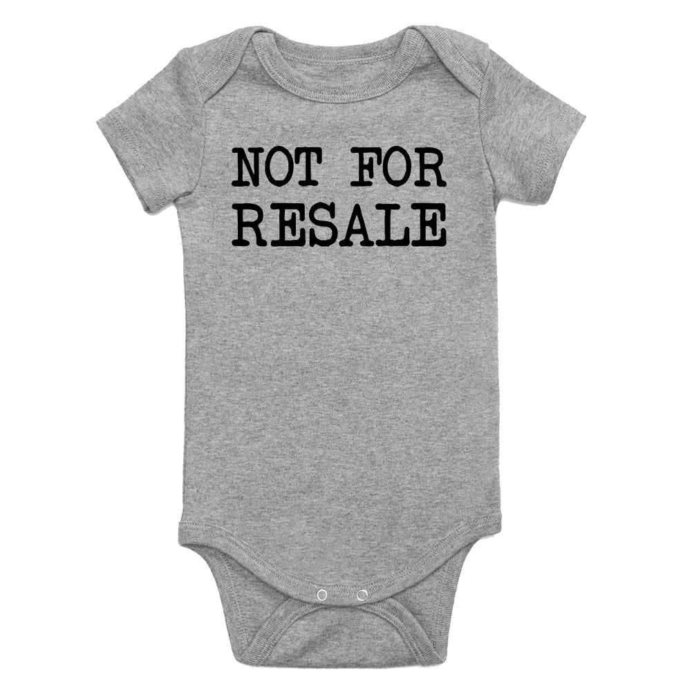 Not For Resale Sneakers Infant Baby Boys Bodysuit Grey