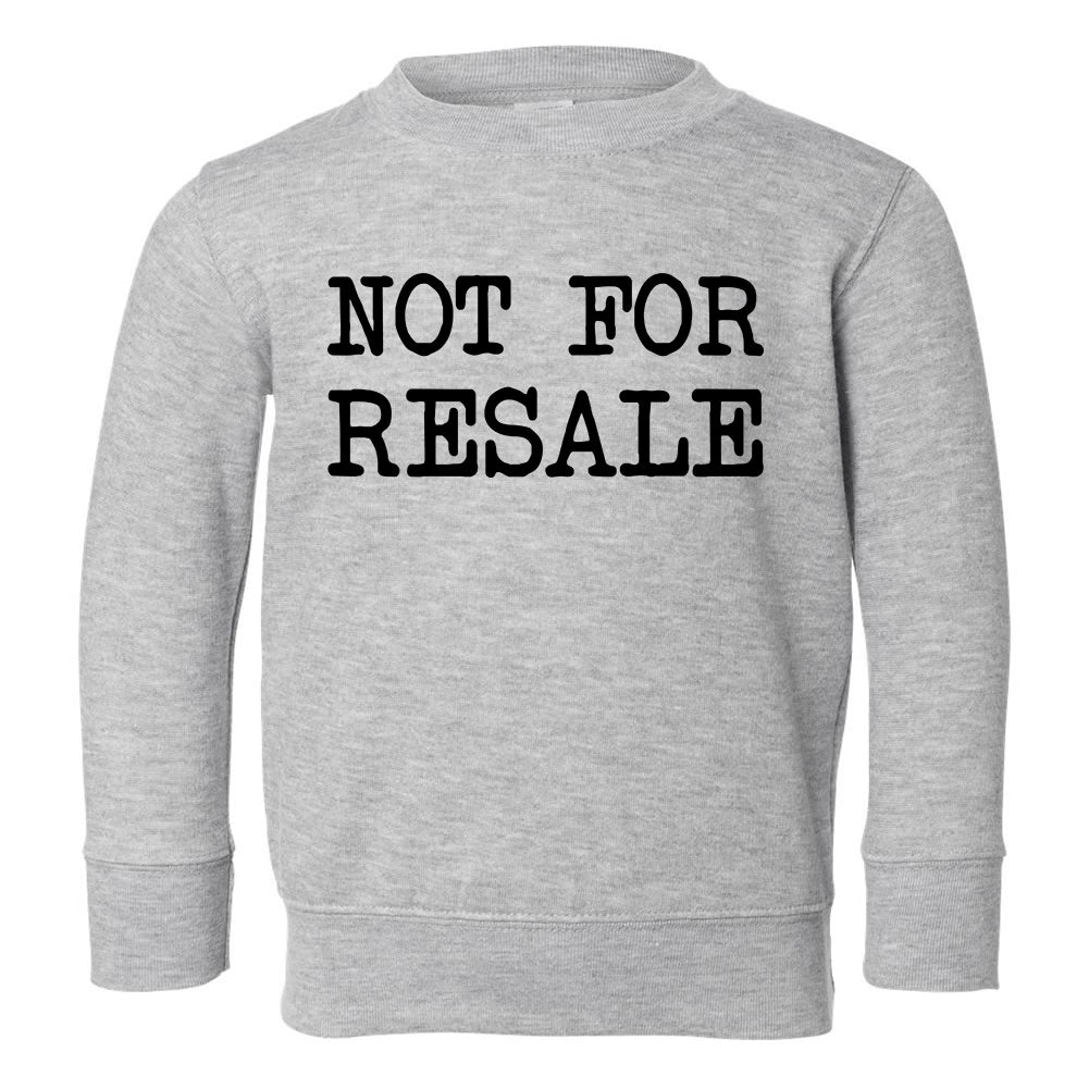 Not For Resale Sneakers Toddler Boys Crewneck Sweatshirt Grey