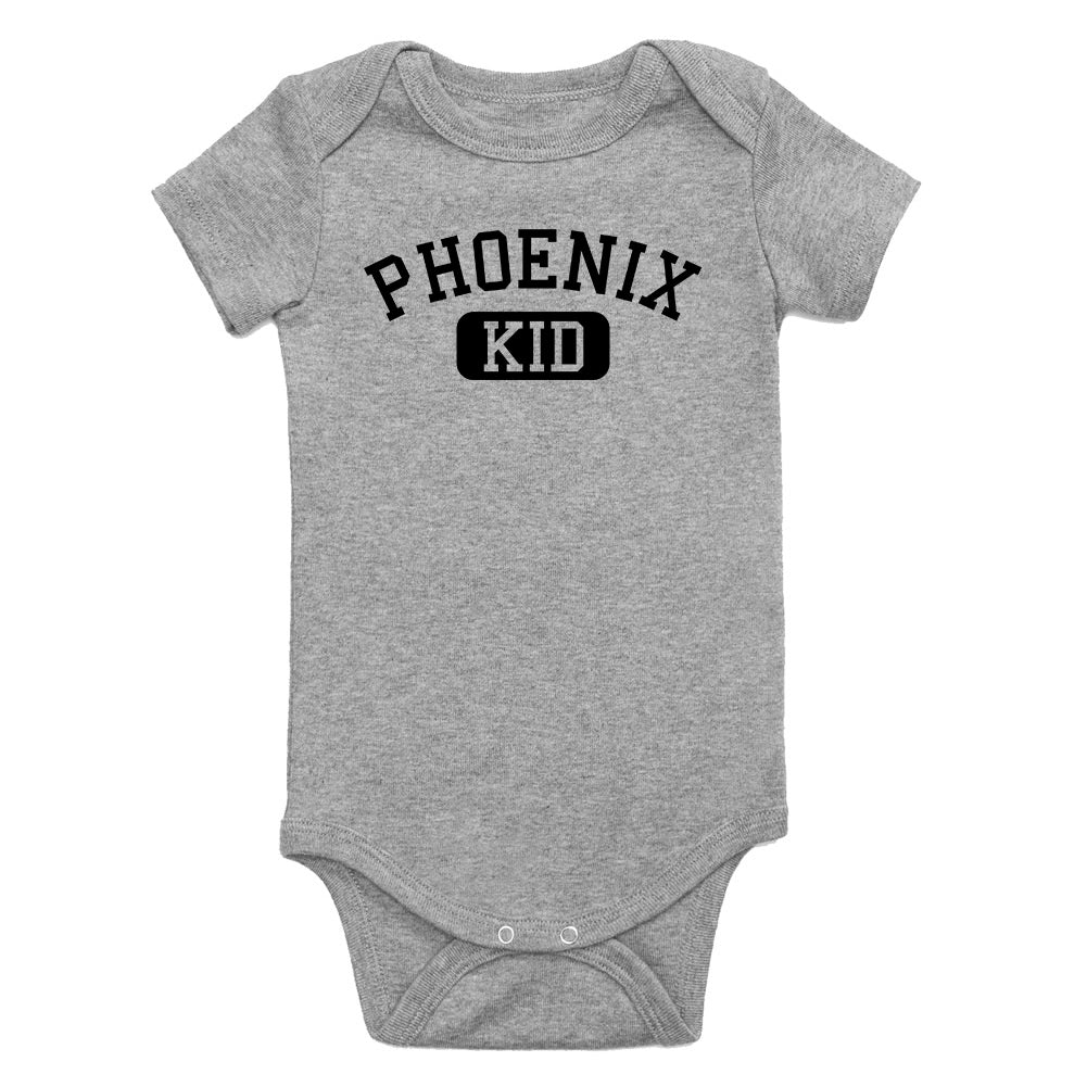Phoenix Kid Arizona Infant Baby Boys Bodysuit Grey