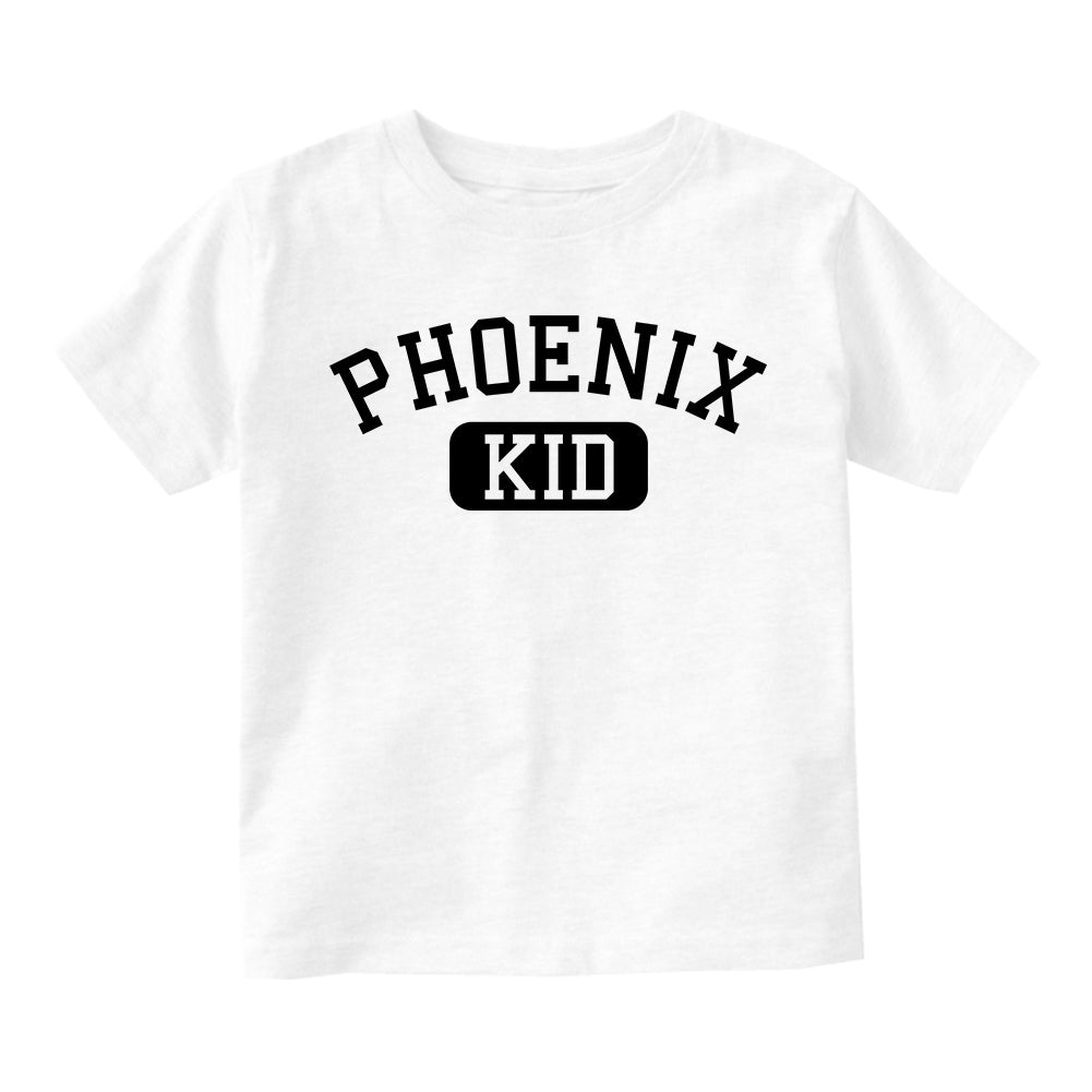 Phoenix Kid Arizona Toddler Boys Short Sleeve T-Shirt White
