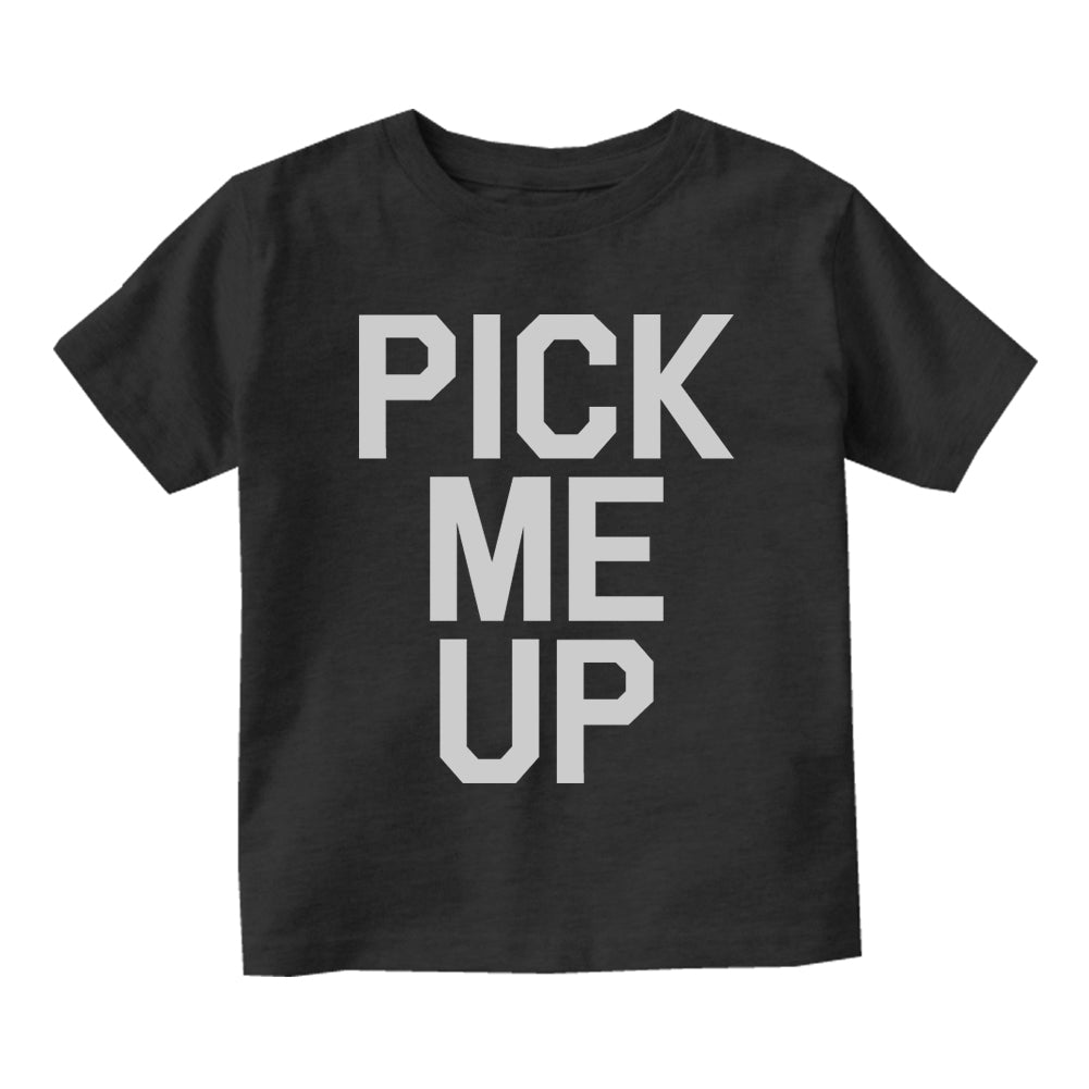 Pick Me Up Infant Baby Boys Short Sleeve T-Shirt Black