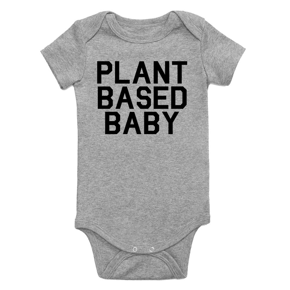 Plant Based Baby Infant Baby Boys Bodysuit Grey
