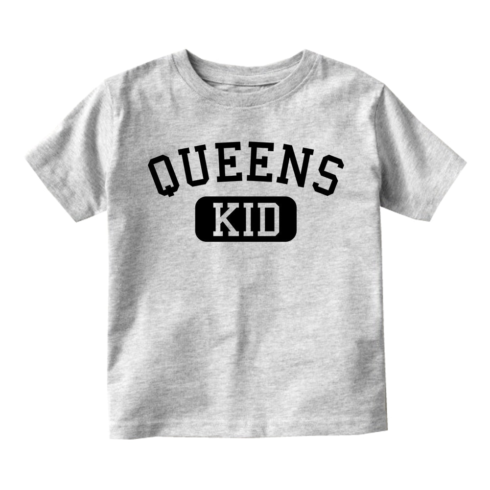 Queens Kid New York Infant Baby Boys Short Sleeve T-Shirt Grey