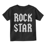 Rock Star Toddler Boys Short Sleeve T-Shirt Black