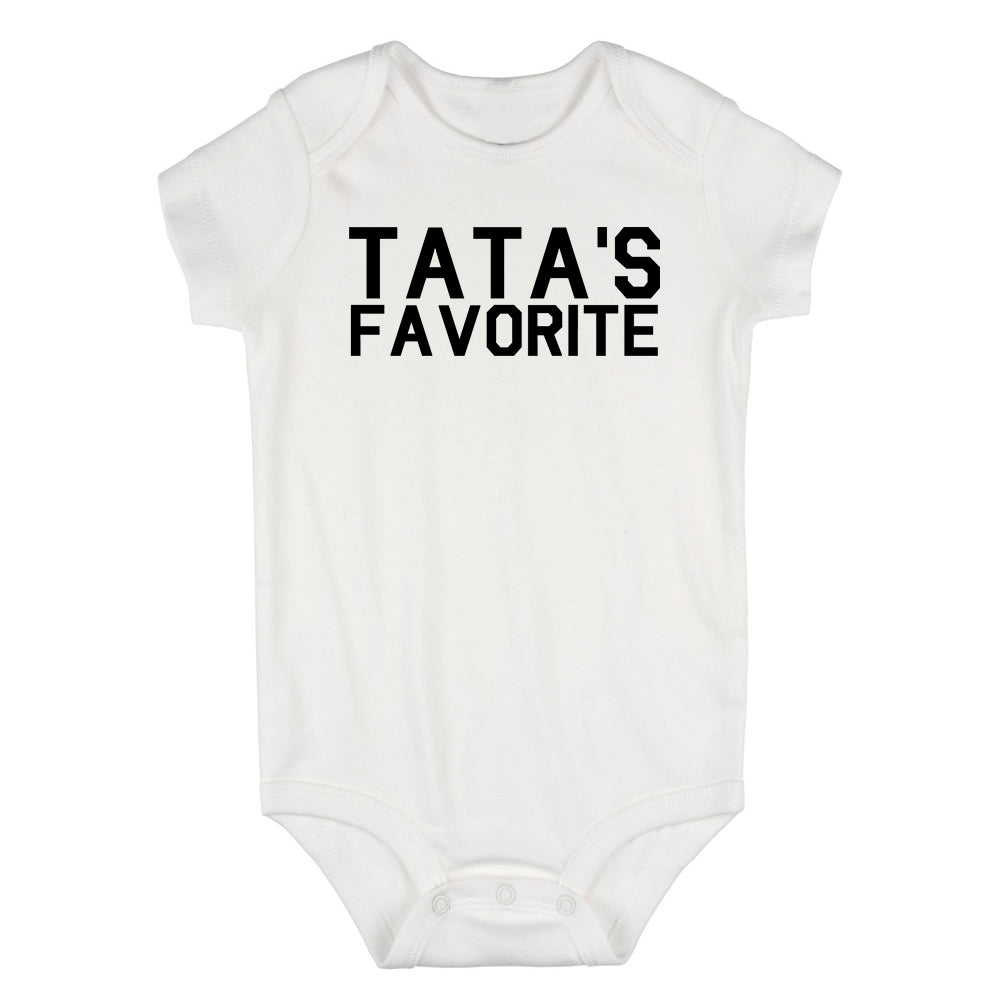 Tatas Favorite Infant Baby Boys Bodysuit White