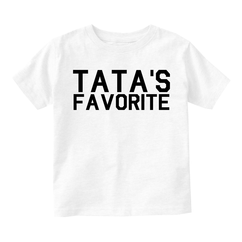 Tatas Favorite Infant Baby Boys Short Sleeve T-Shirt White