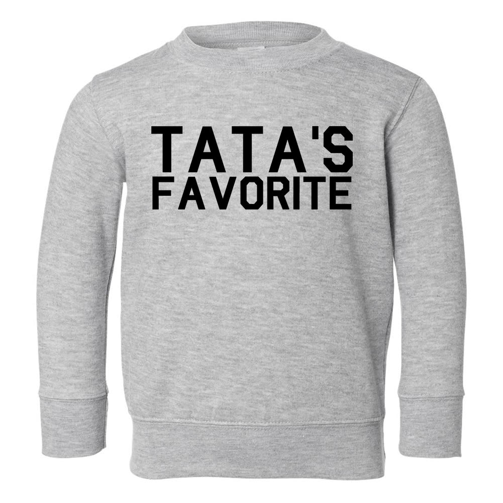 Tatas Favorite Toddler Boys Crewneck Sweatshirt Grey