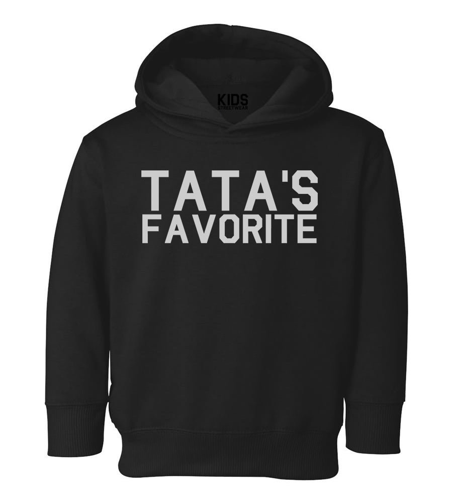 Tatas Favorite Toddler Boys Pullover Hoodie Black