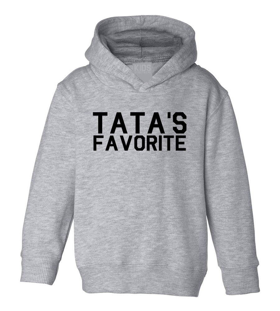 Tatas Favorite Toddler Boys Pullover Hoodie Grey