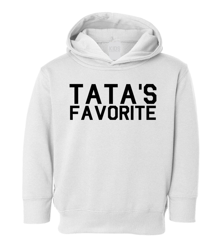 Tatas Favorite Toddler Boys Pullover Hoodie White