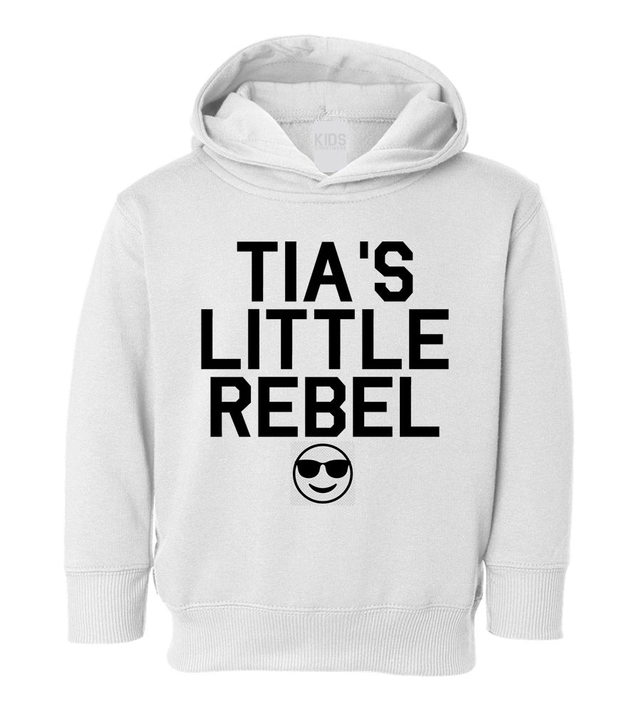 Tias Little Rebel Emoji Toddler Boys Pullover Hoodie White
