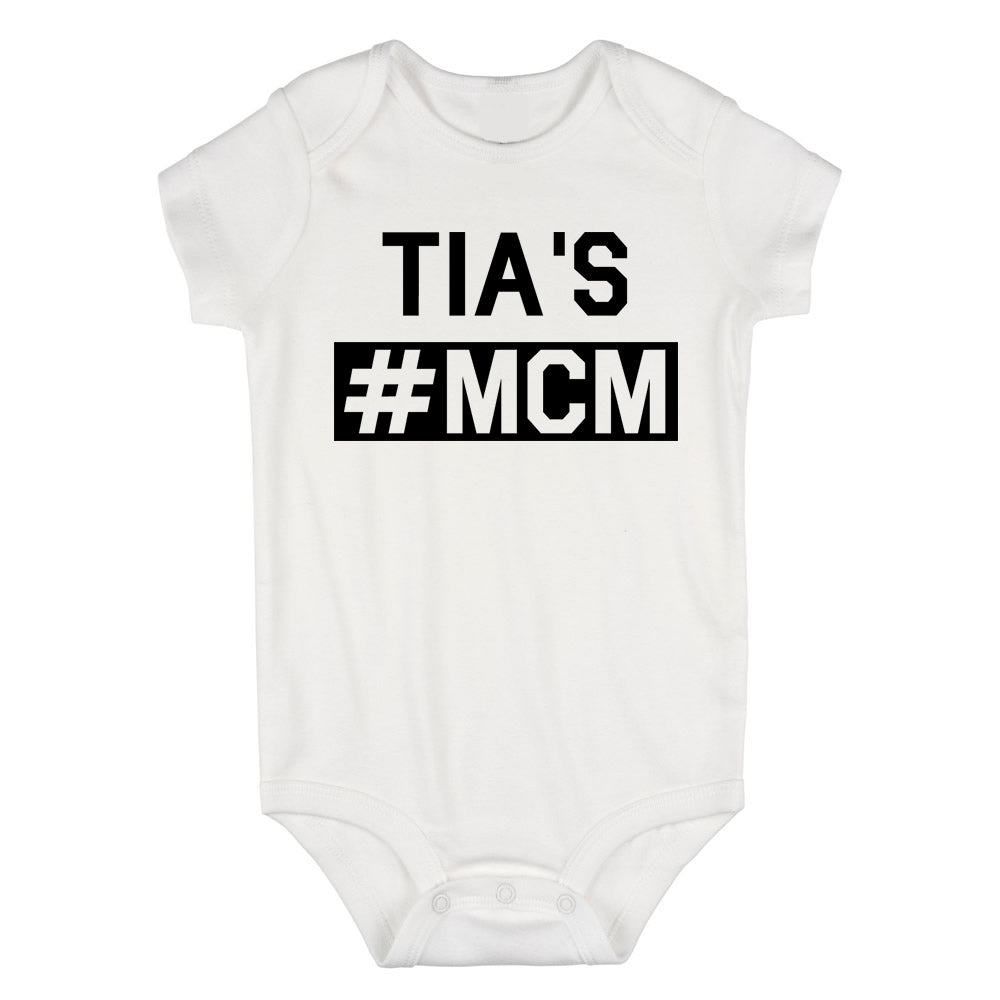 Tias MCM Baby Bodysuit One Piece White