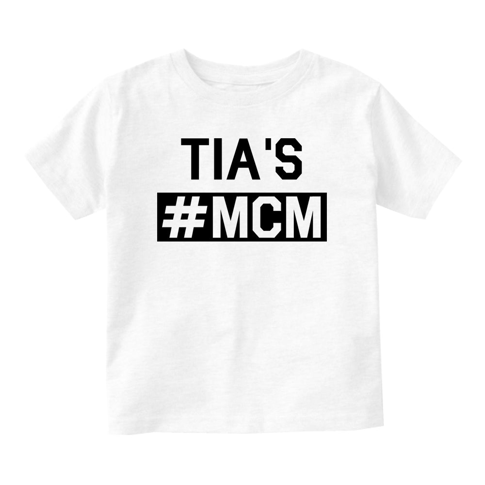 Tias MCM Baby Infant Short Sleeve T-Shirt White
