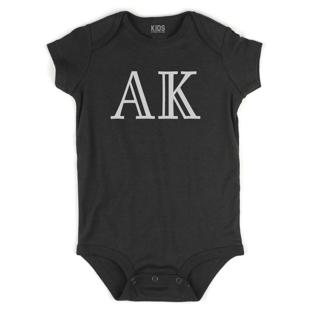 AK Alaska State Fashion Infant Onesie Bodysuit By Kids Streetwear