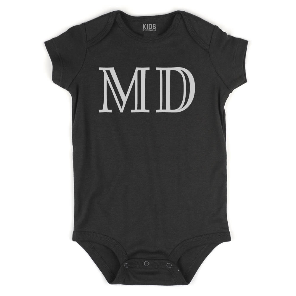 MD Maryland State Fashion Infant Onesie Bodysuit By Kids Streetwear