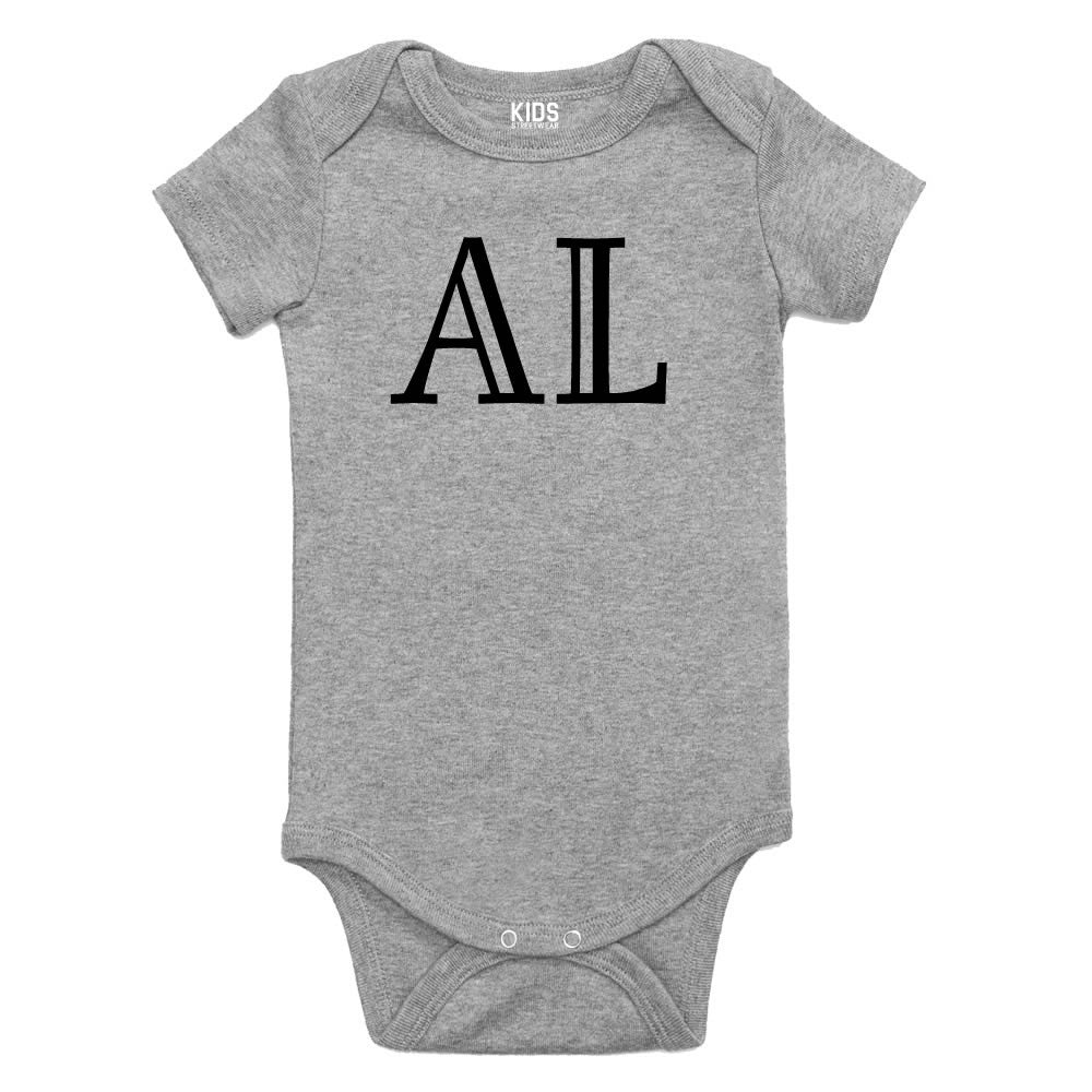 AL Alabama State Fashion Infant Onesie Bodysuit By Kids Streetwear