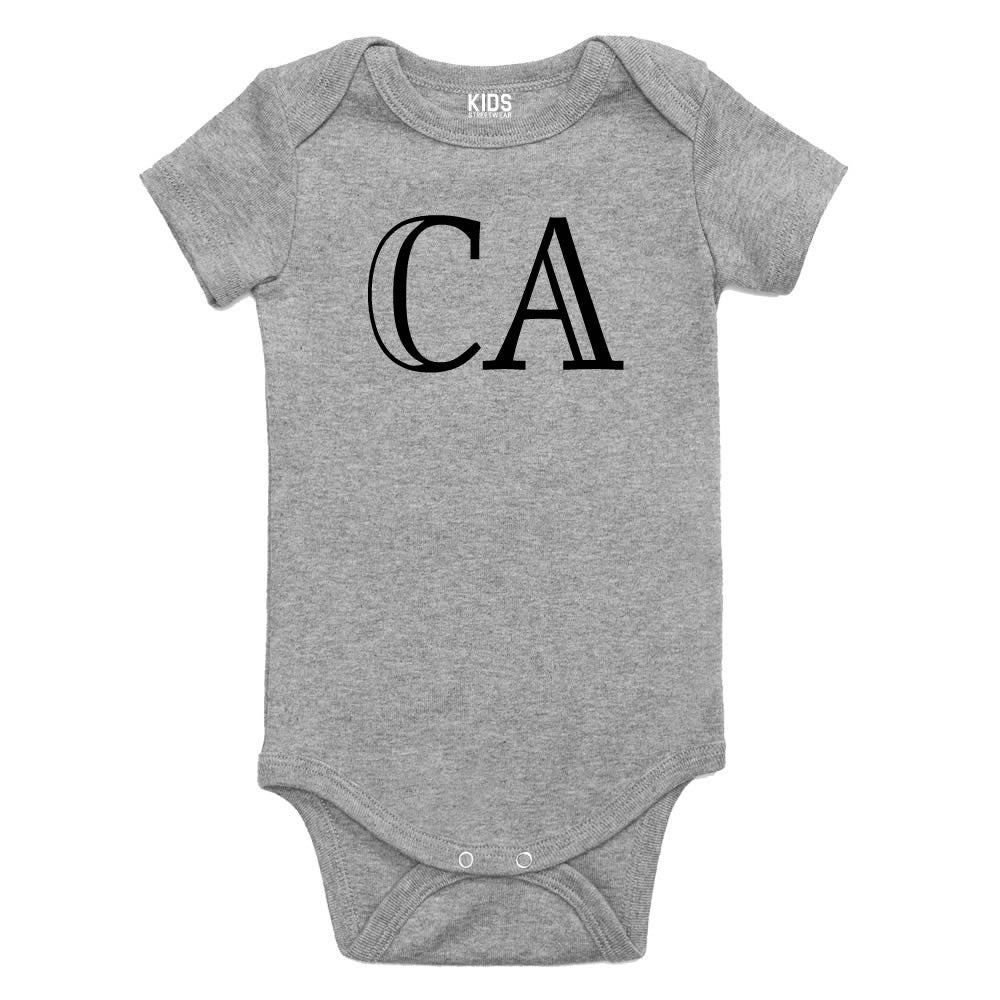CA California State Fashion Infant Onesie Bodysuit By Kids Streetwear