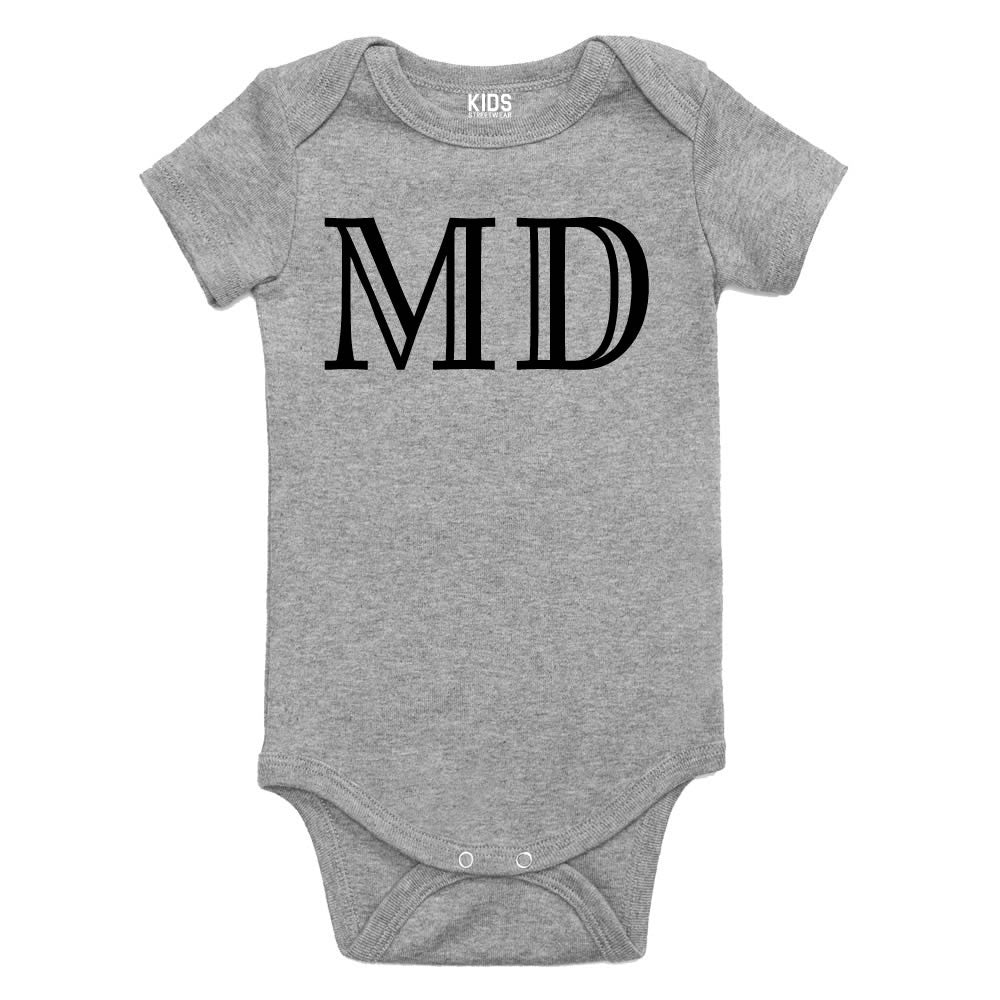 MD Maryland State Fashion Infant Onesie Bodysuit By Kids Streetwear