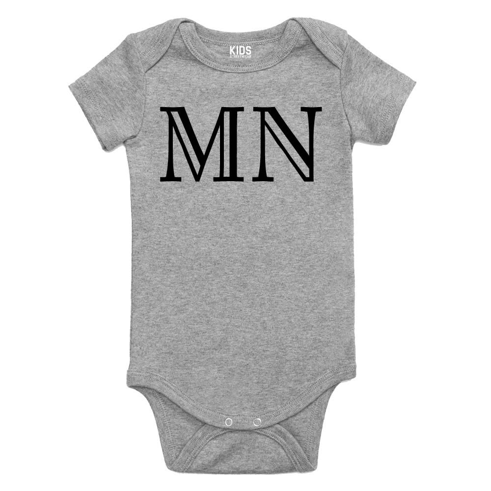 MN Minnesota State Fashion Infant Onesie Bodysuit By Kids Streetwear