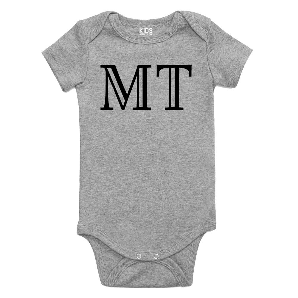 MT Montana State Fashion Infant Onesie Bodysuit By Kids Streetwear