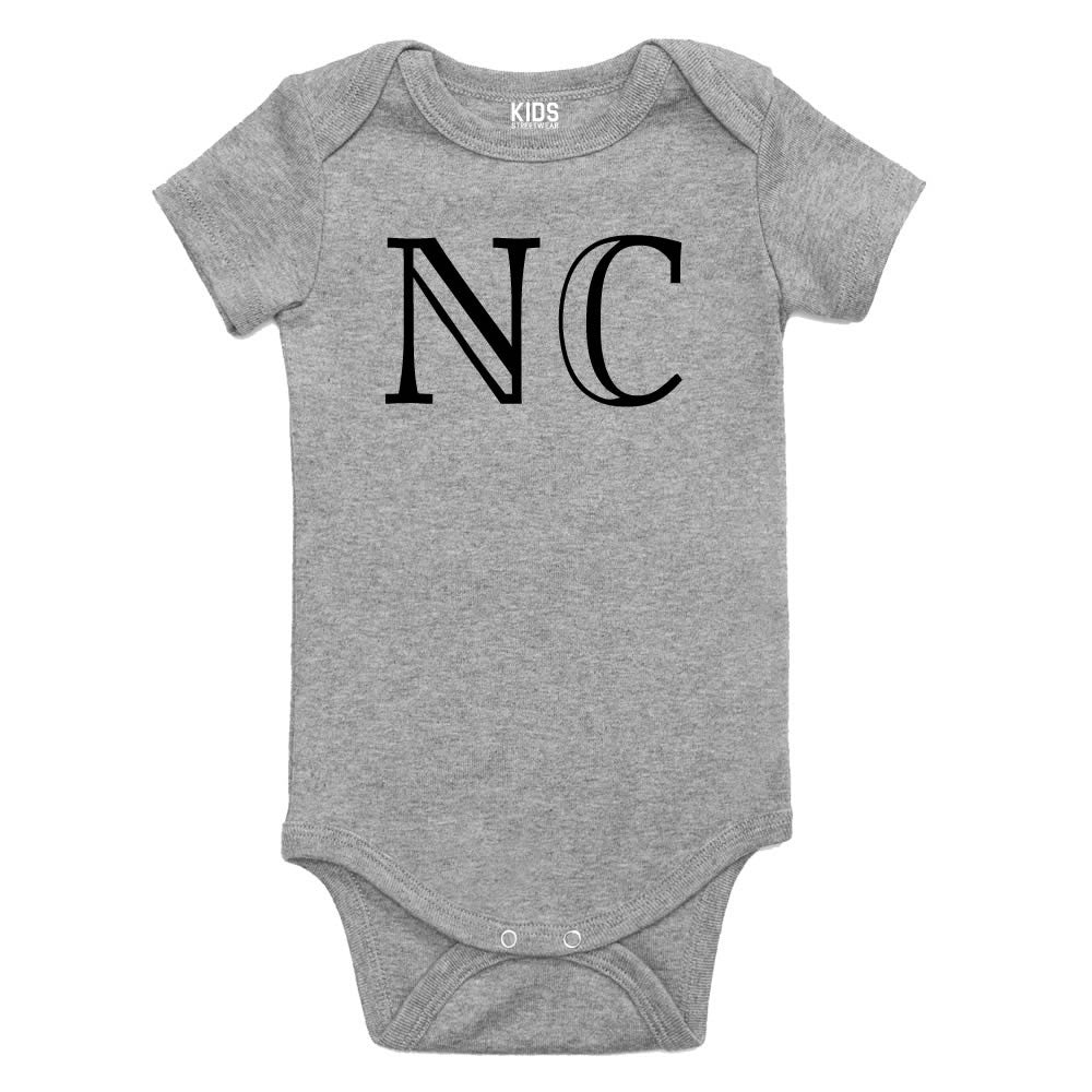 NC North Carolina State Fashion Infant Onesie Bodysuit By Kids Streetwear
