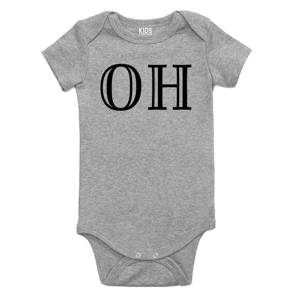 OH Ohio State Fashion Infant Onesie Bodysuit By Kids Streetwear