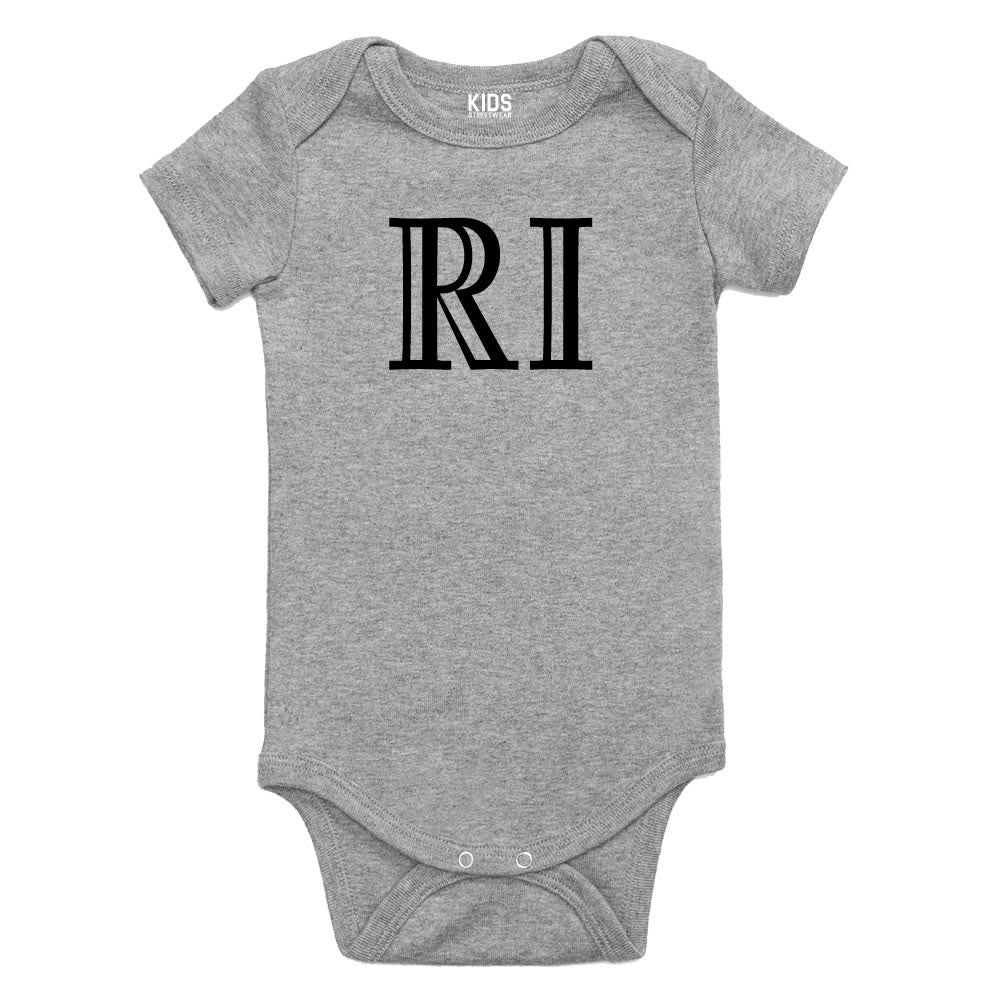 RI Rhode Island State Fashion Infant Onesie Bodysuit By Kids Streetwear