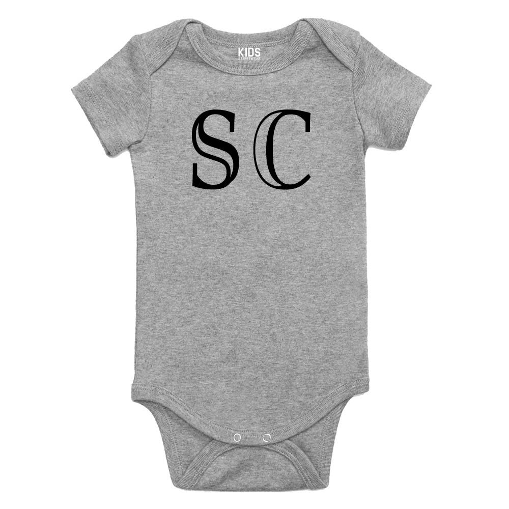 SC South Carolina State Fashion Infant Onesie Bodysuit By Kids Streetwear